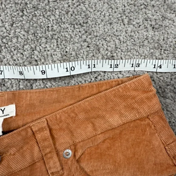 Roxy NEW Surf In Cloud Corduroy Pants in Camel Women's Wide Leg High Waist 29 - Picture 6 of 10